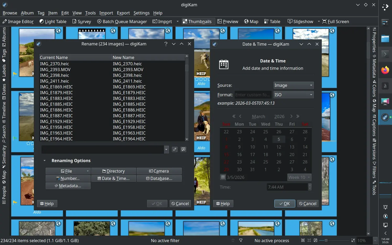 Interfaz renovada y organización en digiKam 9 Interfaz y organización en digiKam 9