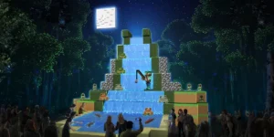 experiencia inmersiva de Minecraft en Buenos Aires