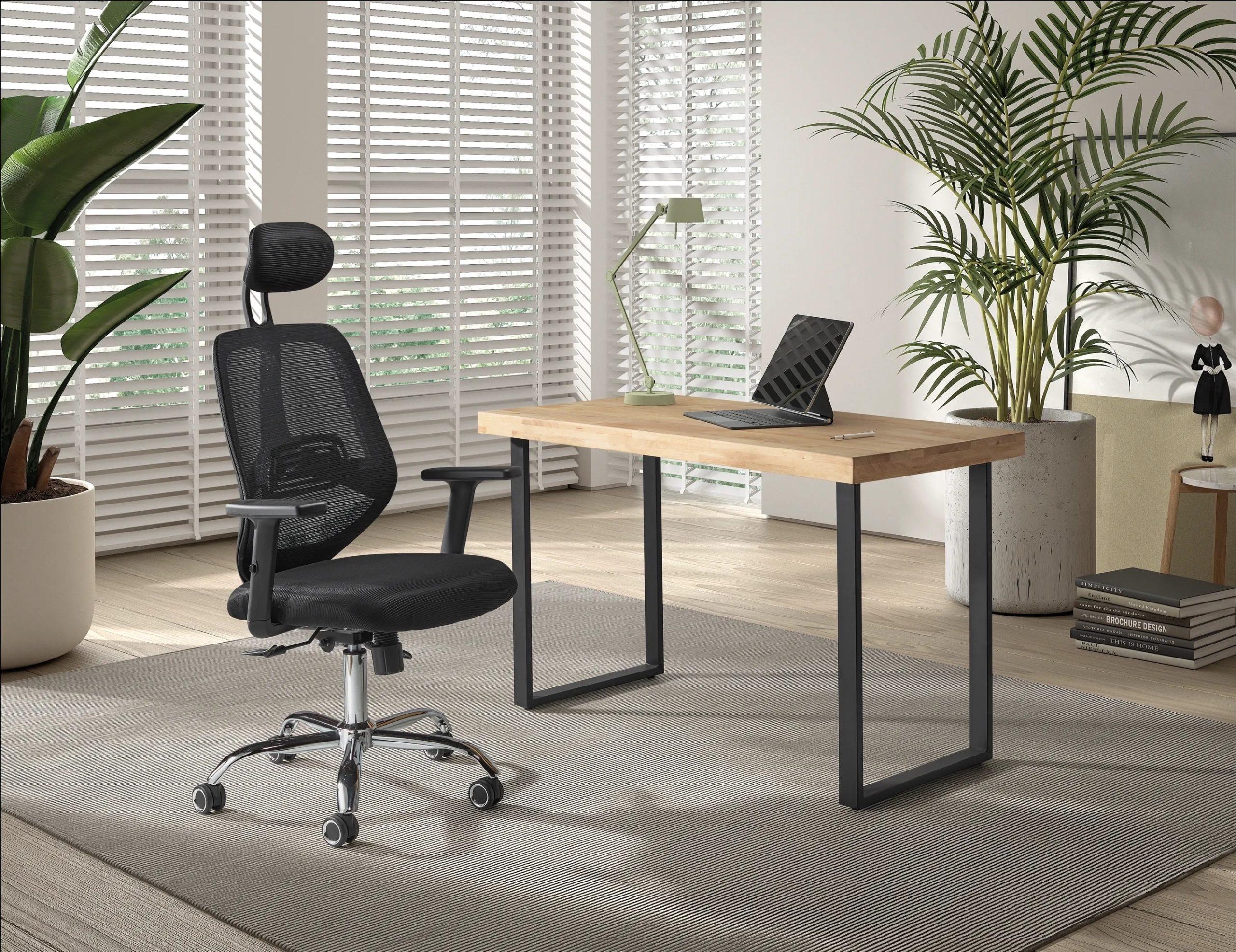 detalle de silla ergonómica