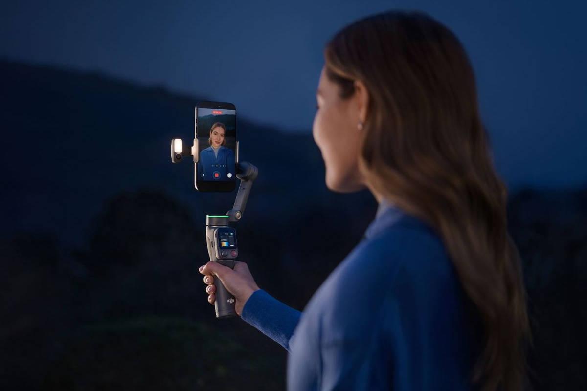 Diseño del gimbal DJI Osmo Mobile 8P