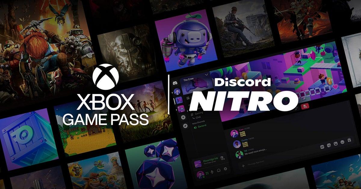 Discord Nitro y Xbox Game Pass