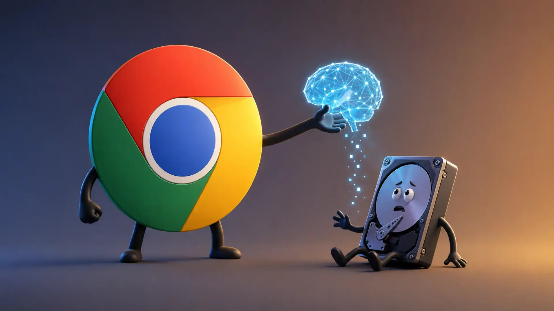 Descarga en segundo plano del modelo de IA en Chrome Descarga en segundo plano del modelo de IA en Chrome
