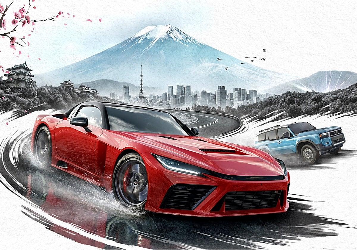 Jaapani maastik Forza Horizon 6 kaardil
