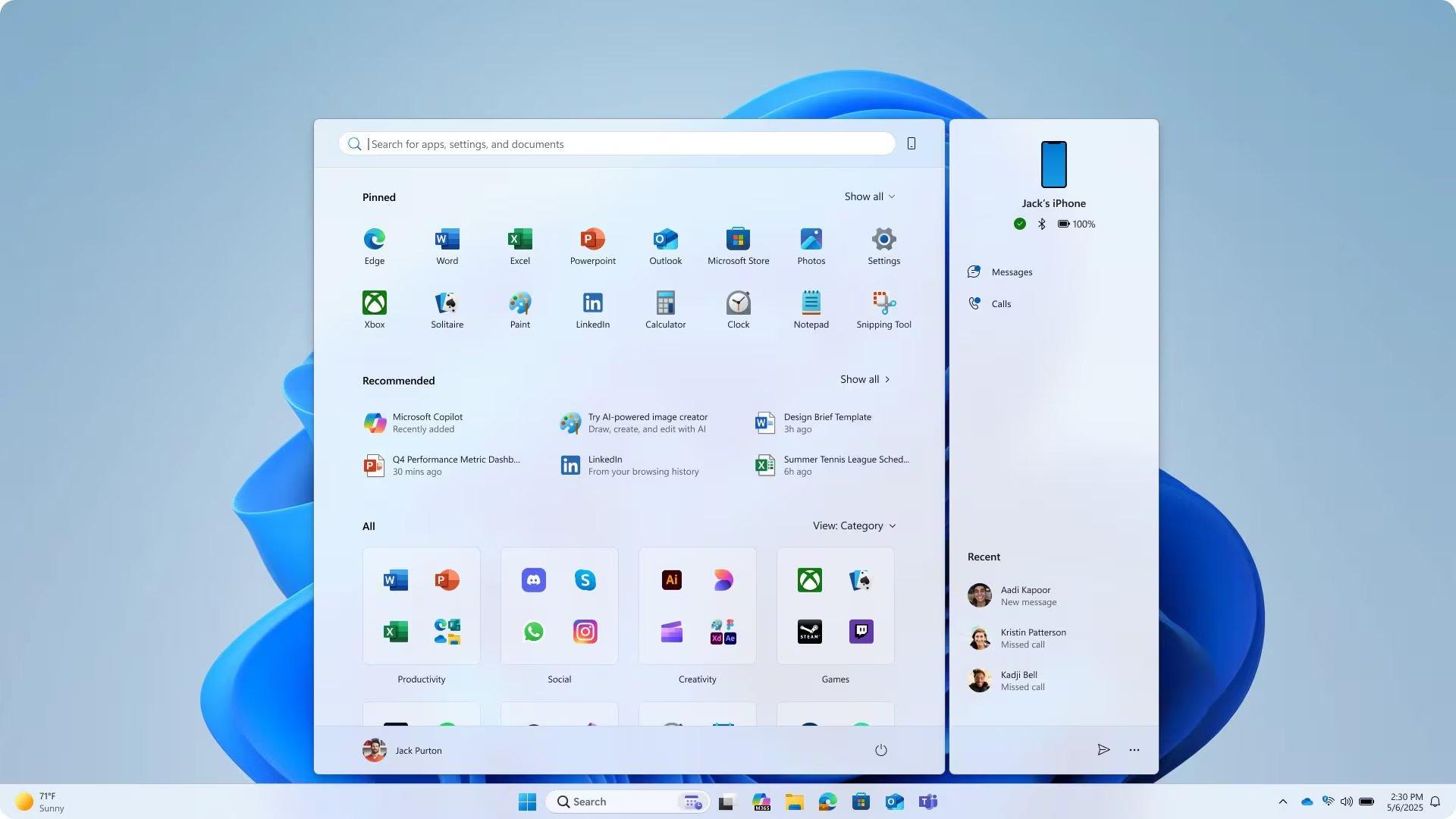 Windows 11 Görev Çubuğu Ayarları