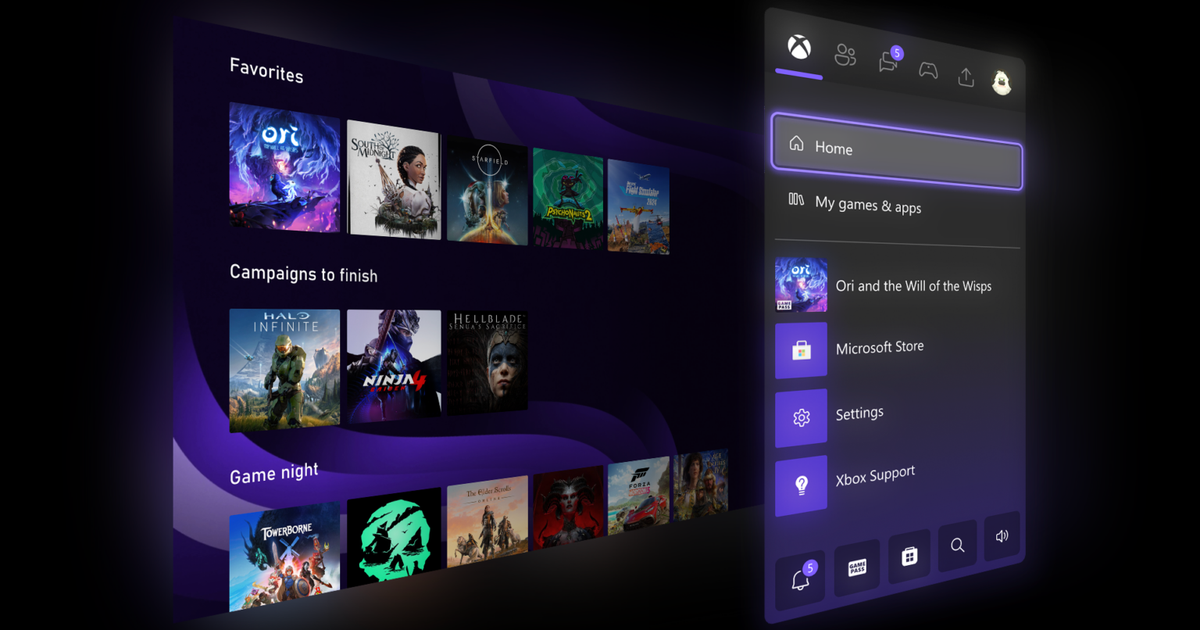 Actualizaciones Xbox