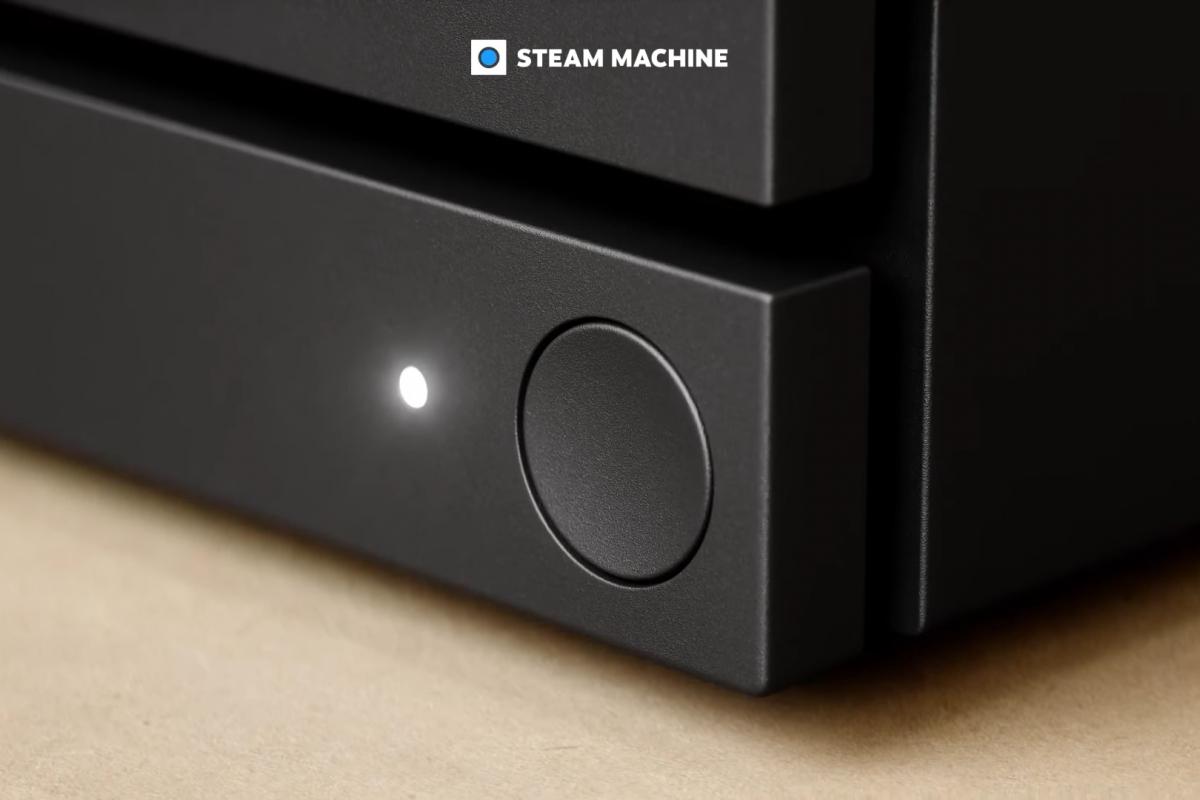 Sistema operativo SteamOS en pantalla