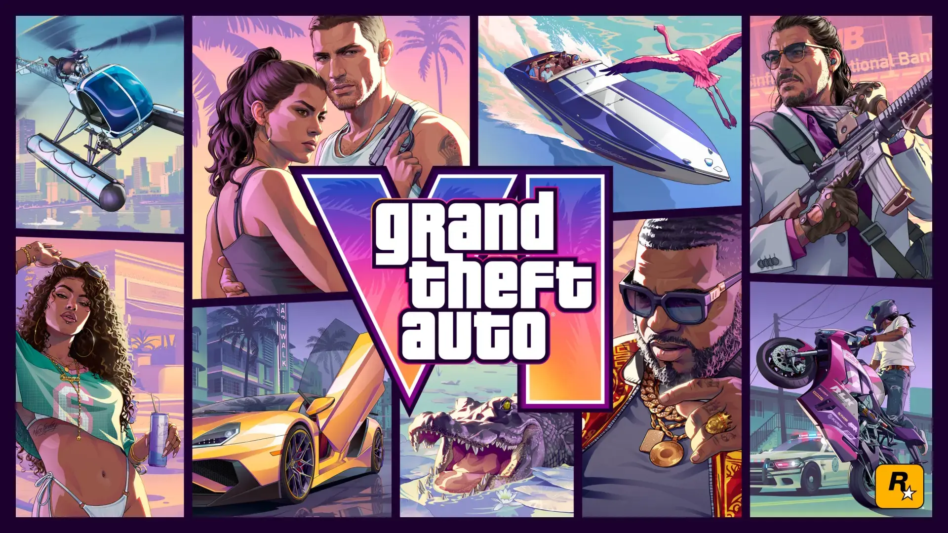 Logo oficial GTA 6 Logotipo de Grand Theft Auto VI