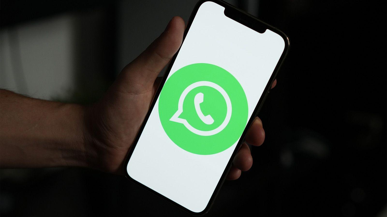 Interfaz de videollamadas colectivas en WhatsApp