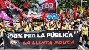 Manifestations pour l'éducation publique