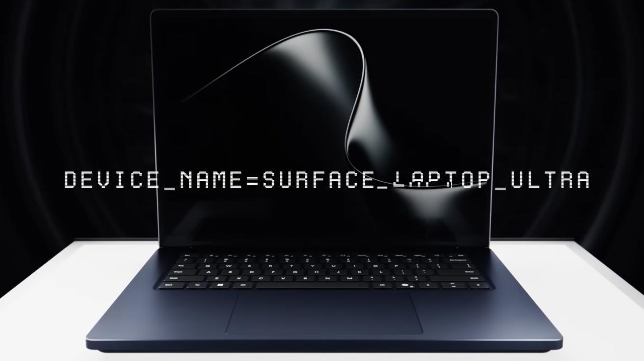 Microsoft Surface Laptop Ultra diseño frontal