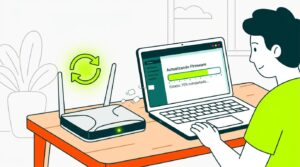 cómo actualizar el router