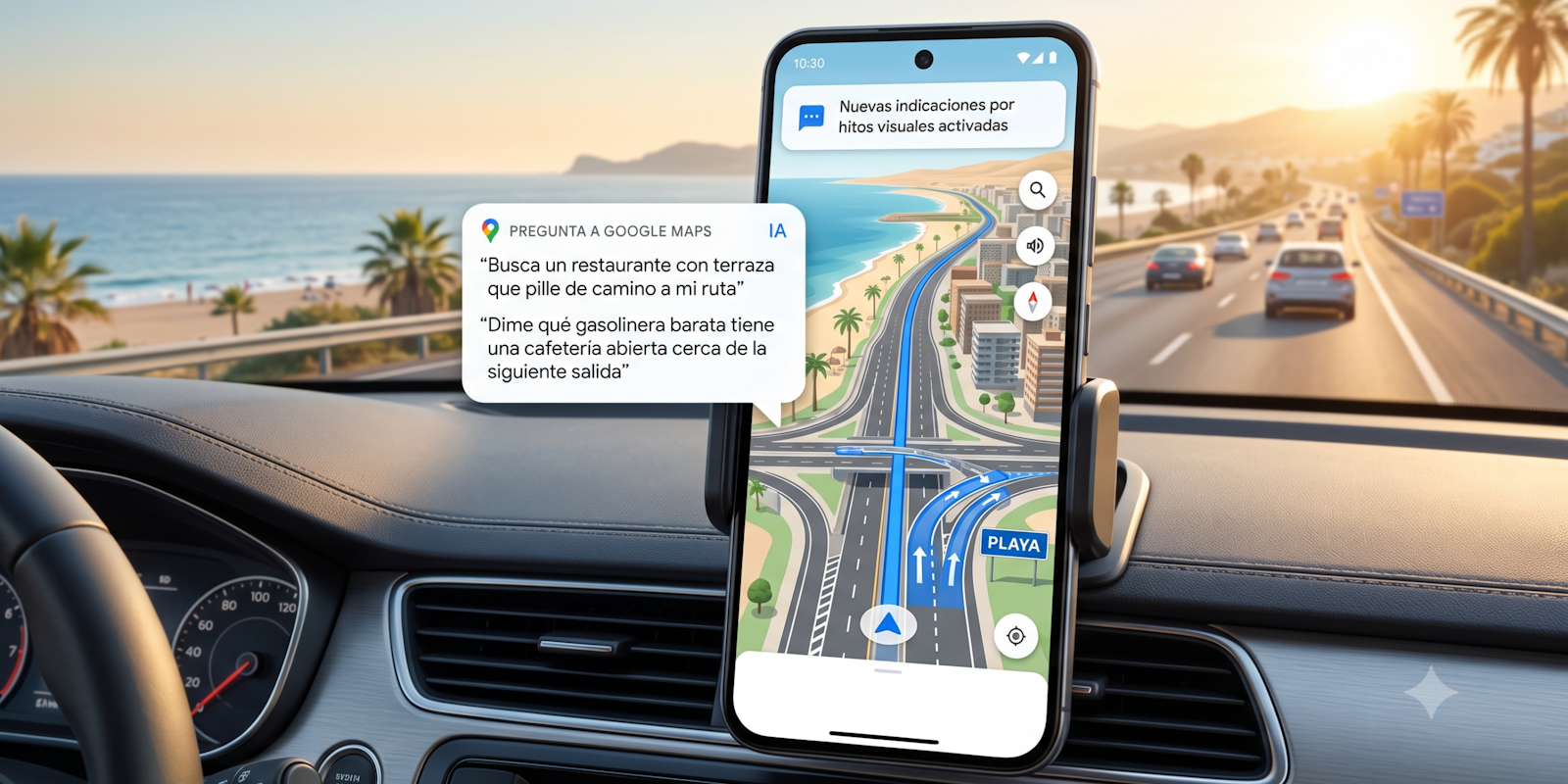Uso de IA en Google Maps
