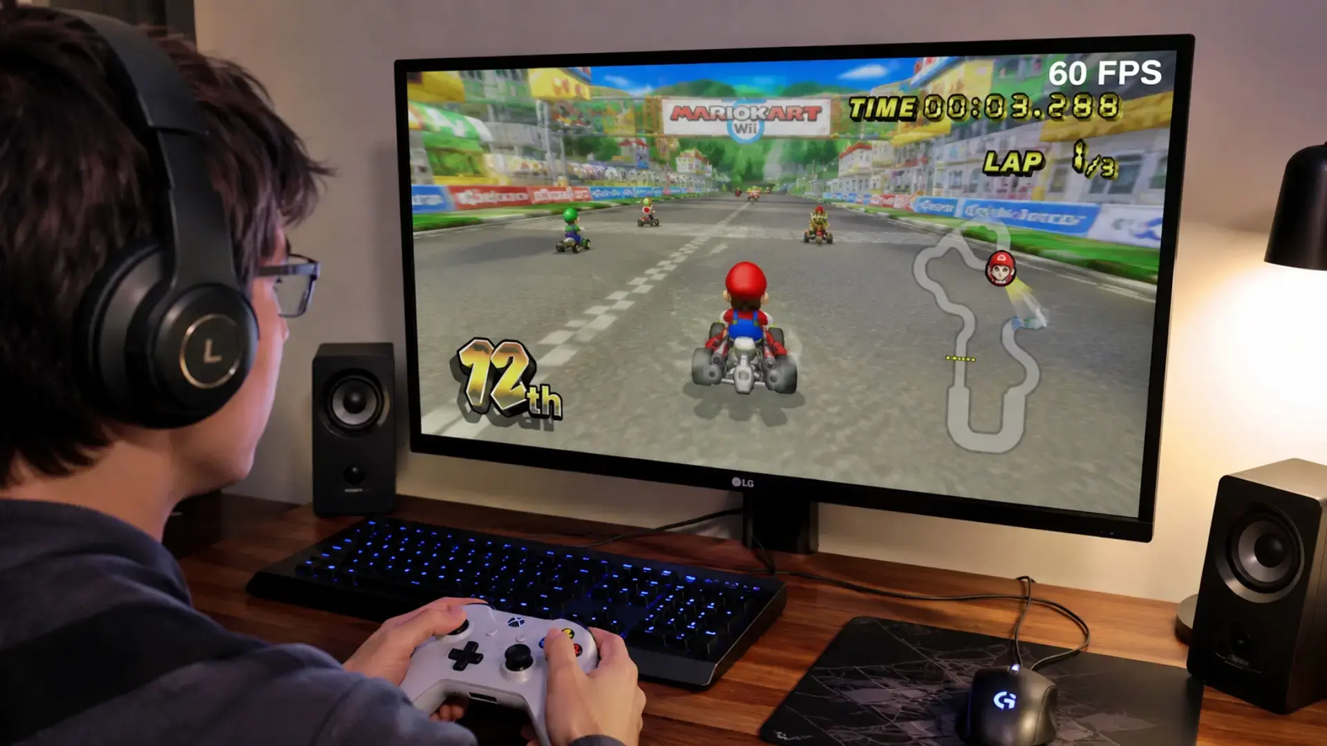 Mario Kart Wiicompiled 4K Mario Kart Wii a 4K en PC