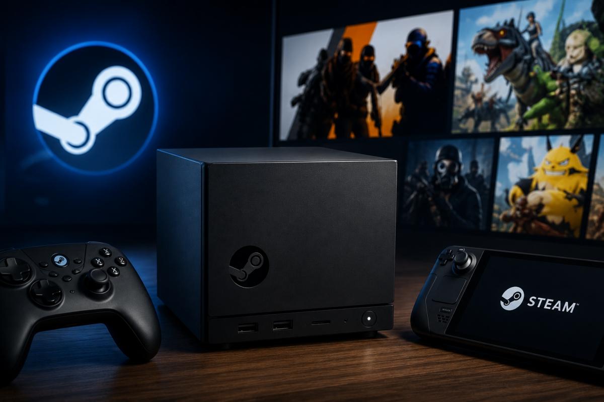 Steam Machine jugando