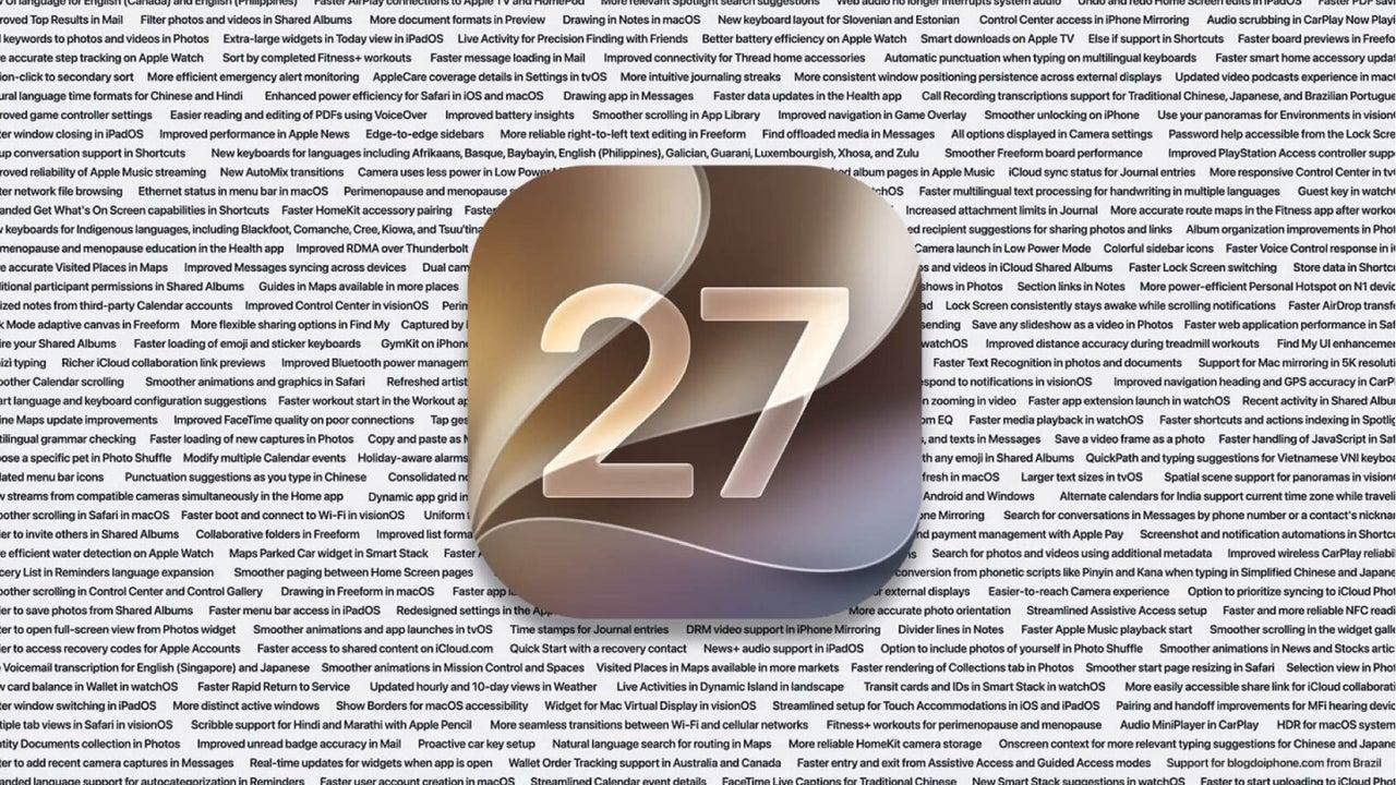 Pantalla de Siri en iOS 27