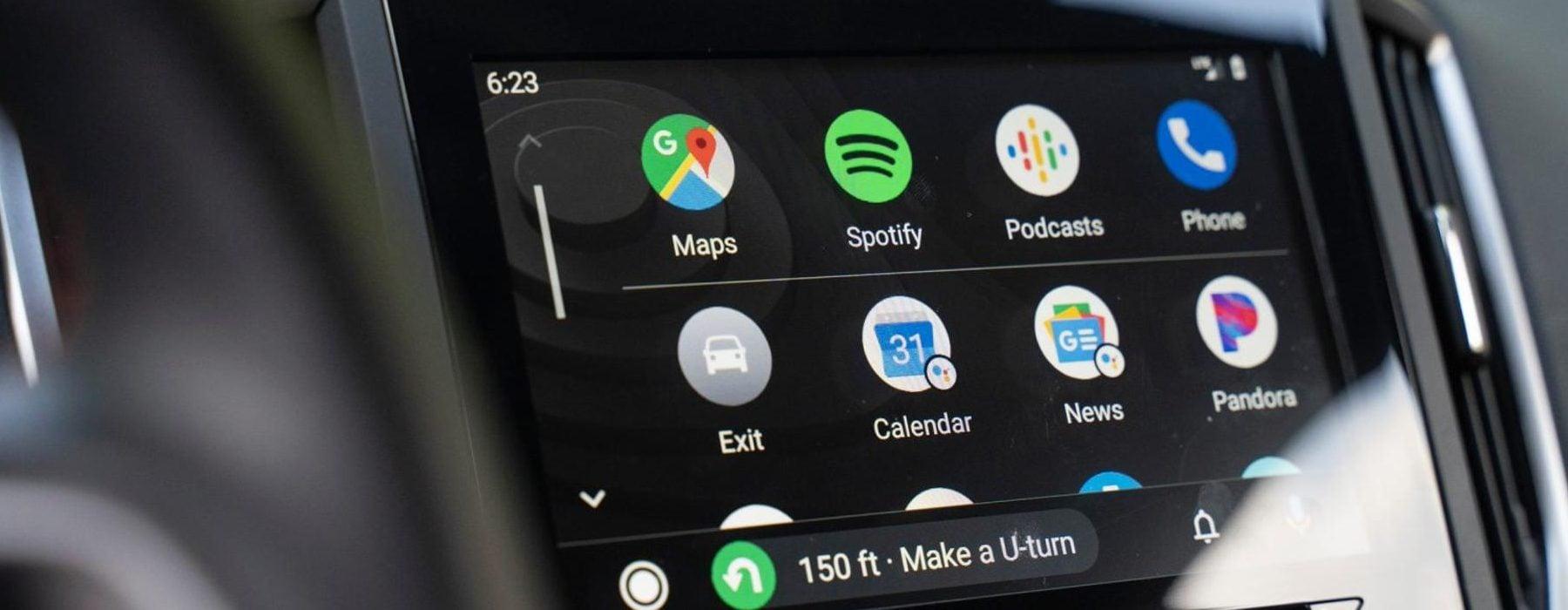 Android Auto en la pantalla del coche