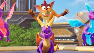 Fortnite Crash Bandicoot y Spyro