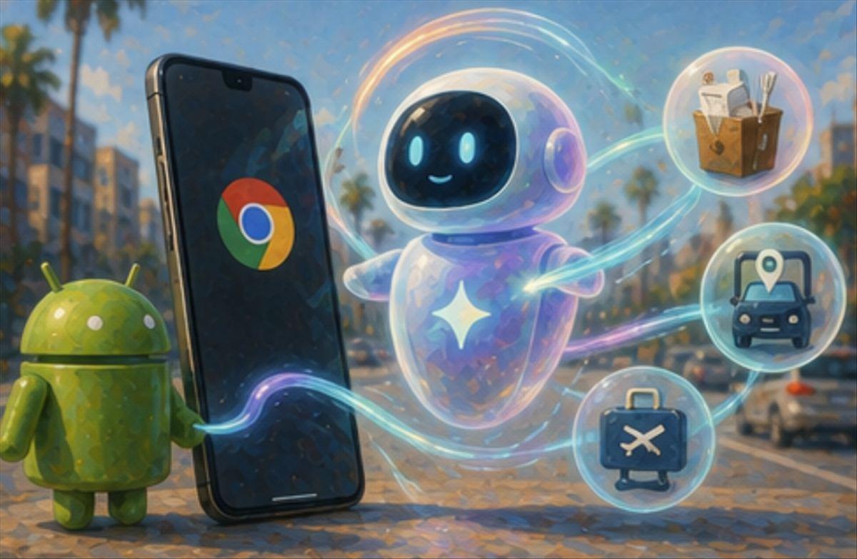 Panel de Gemini sobre una página en Chrome