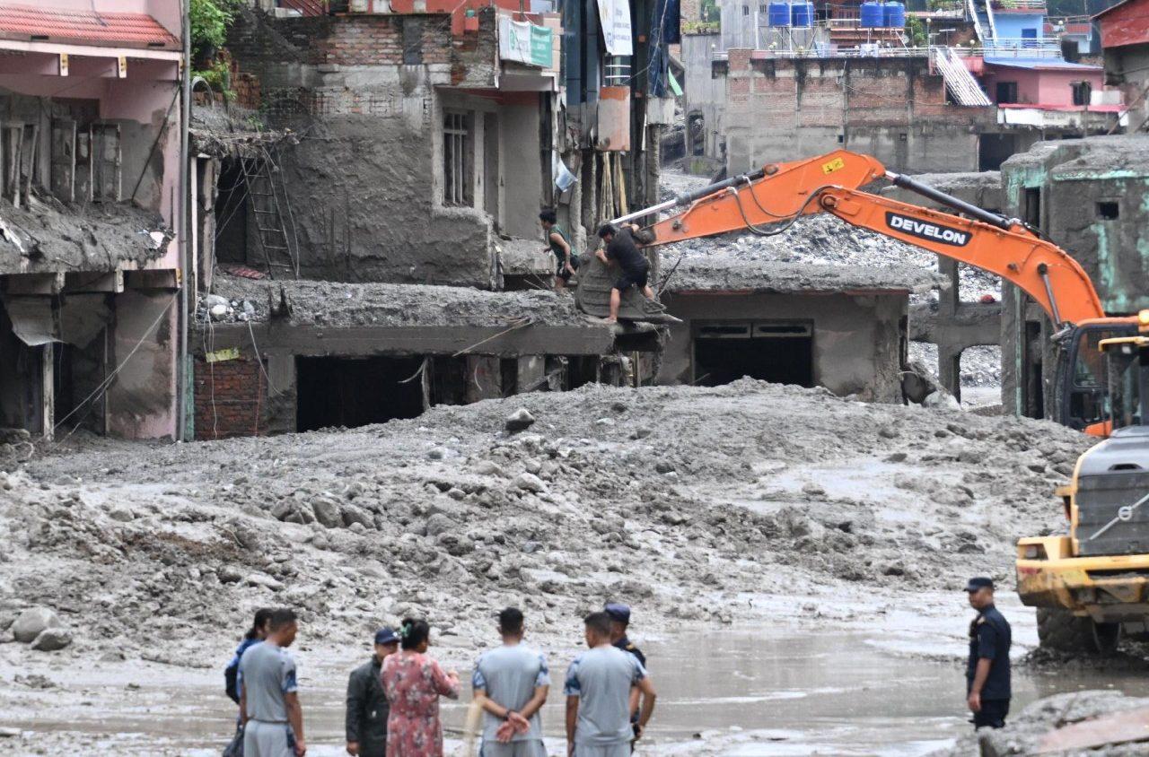 Inundaciones Nepal