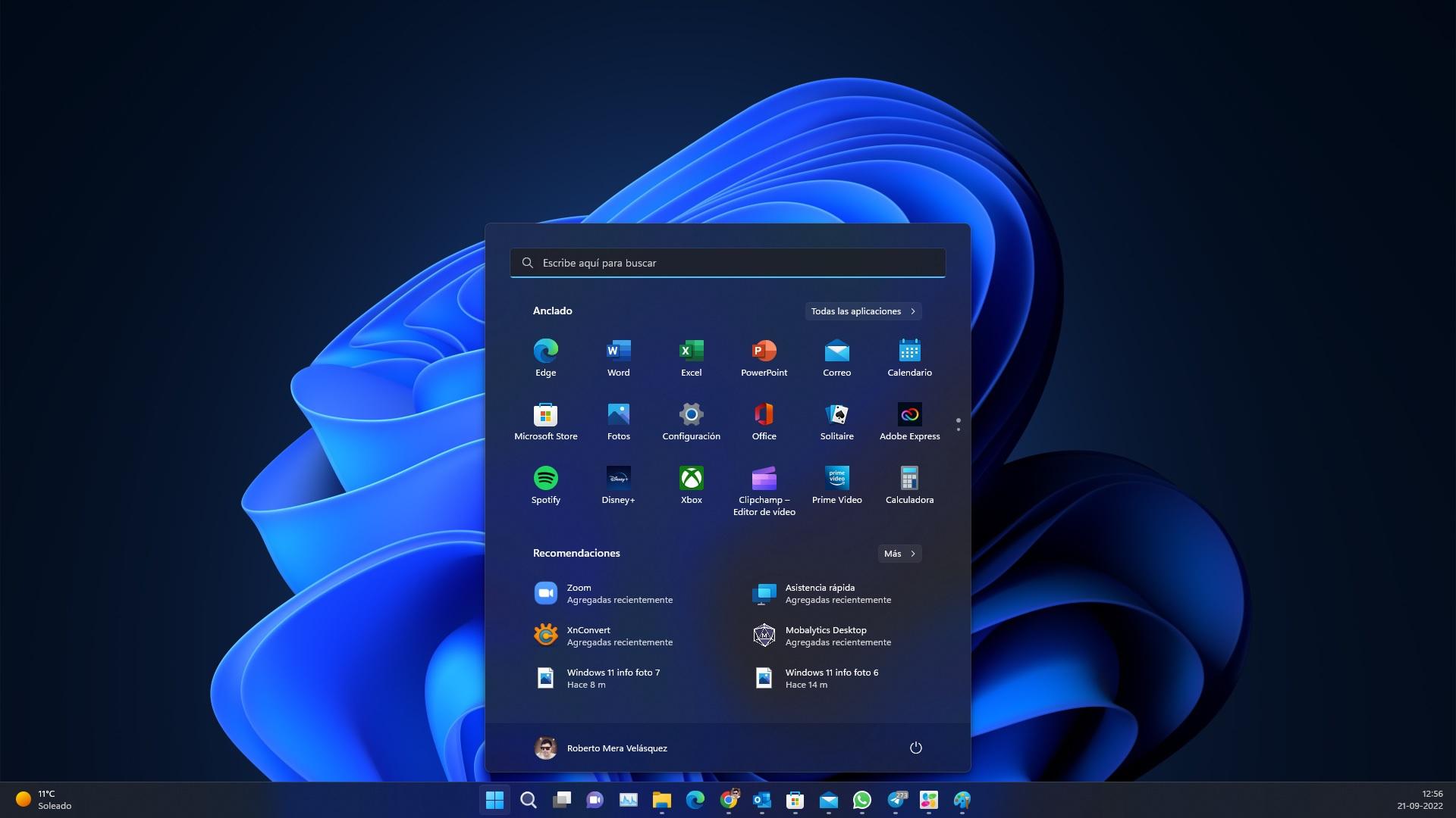 Perfil de Baja Latencia Windows 11