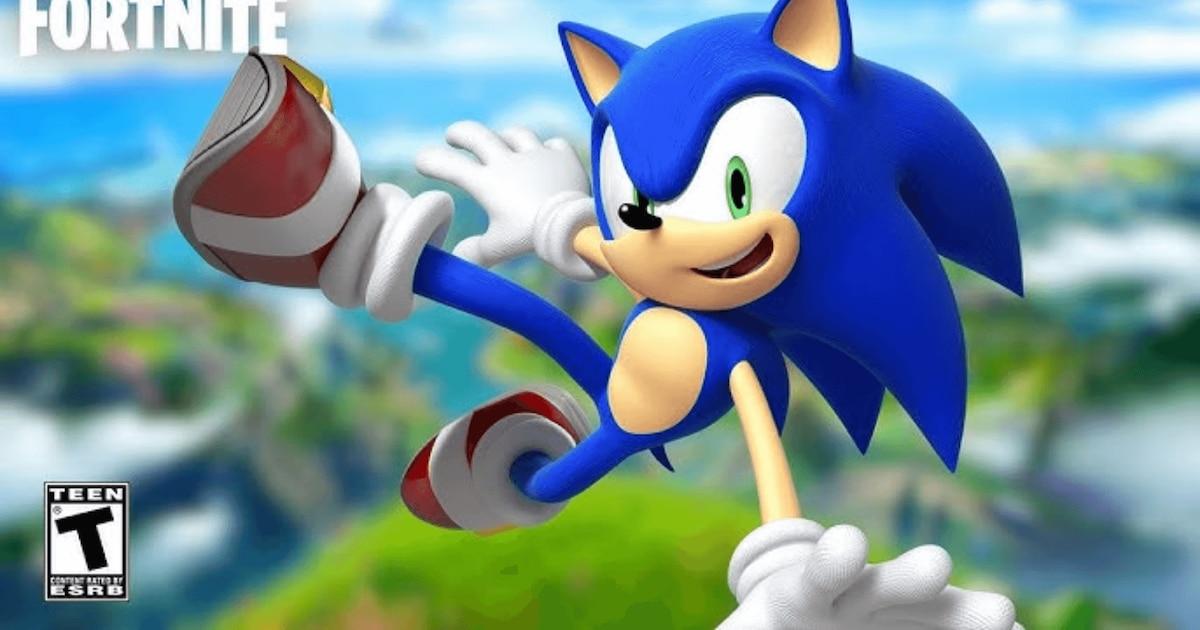 Sonic y Fortnite temporada
