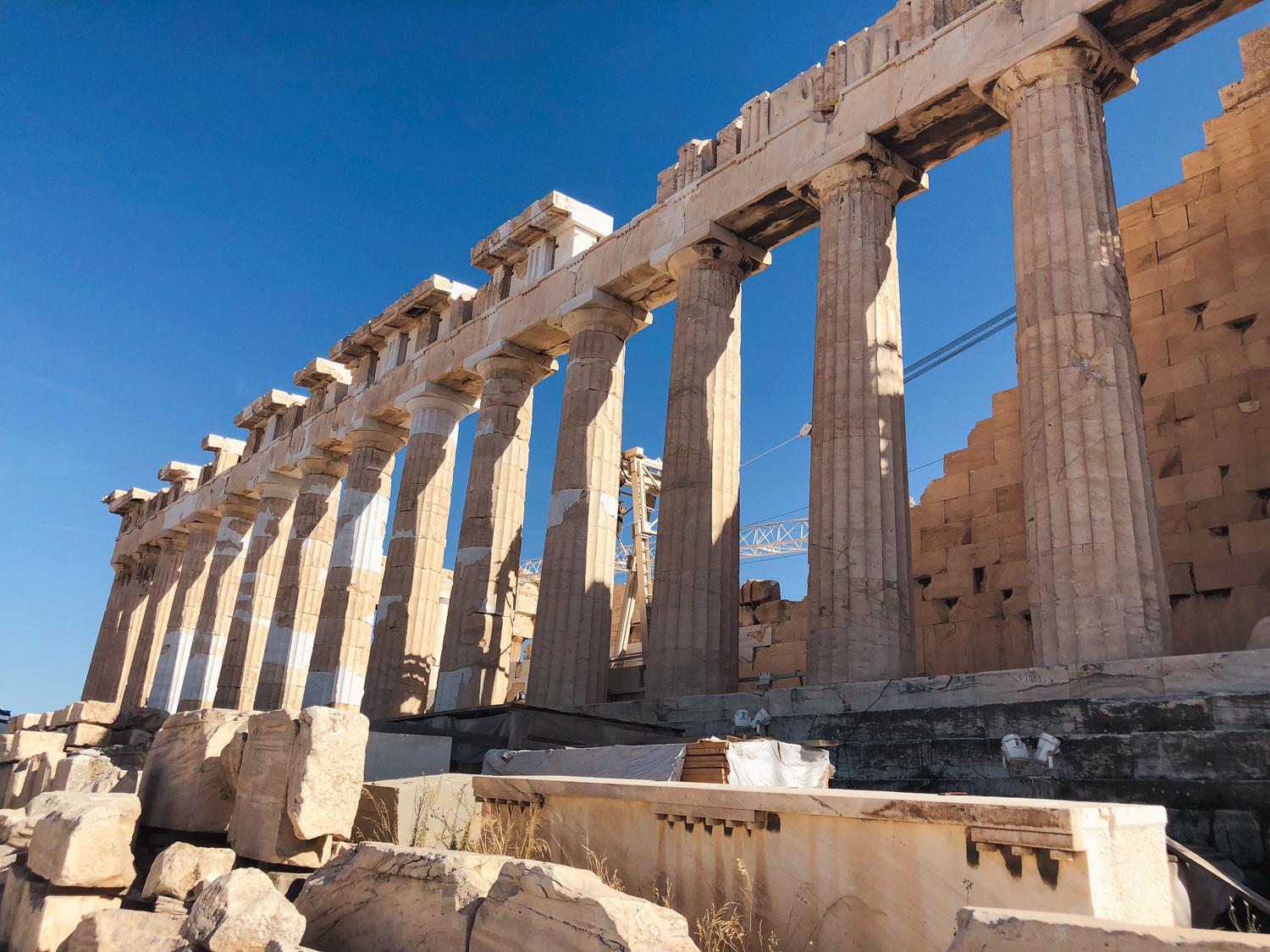 El Partenón de Atenas, ejemplo de las culturas antiguas que se pueden gestionar en HUMANKIND 2.