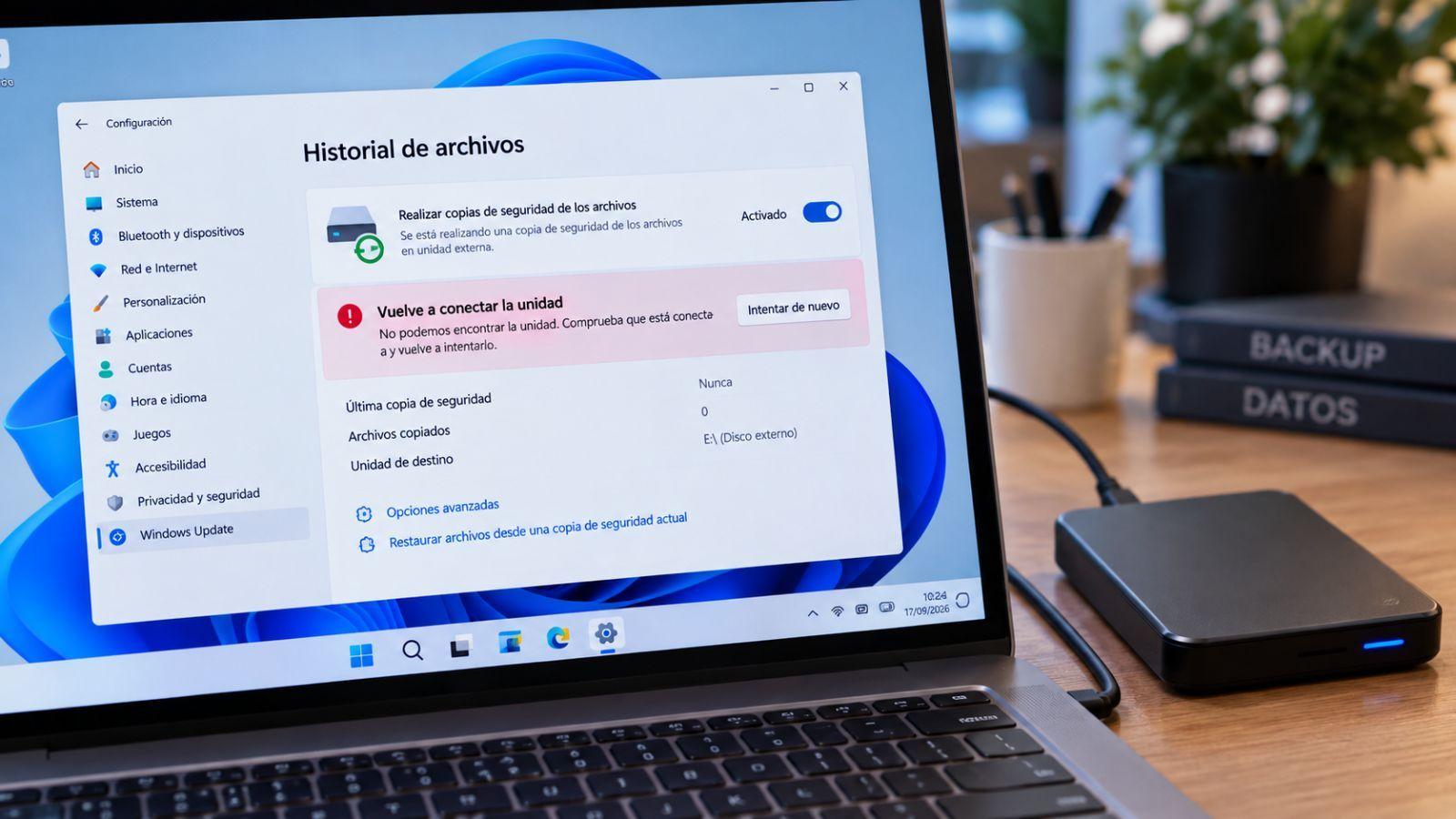 Copias de seguridad en Windows 11