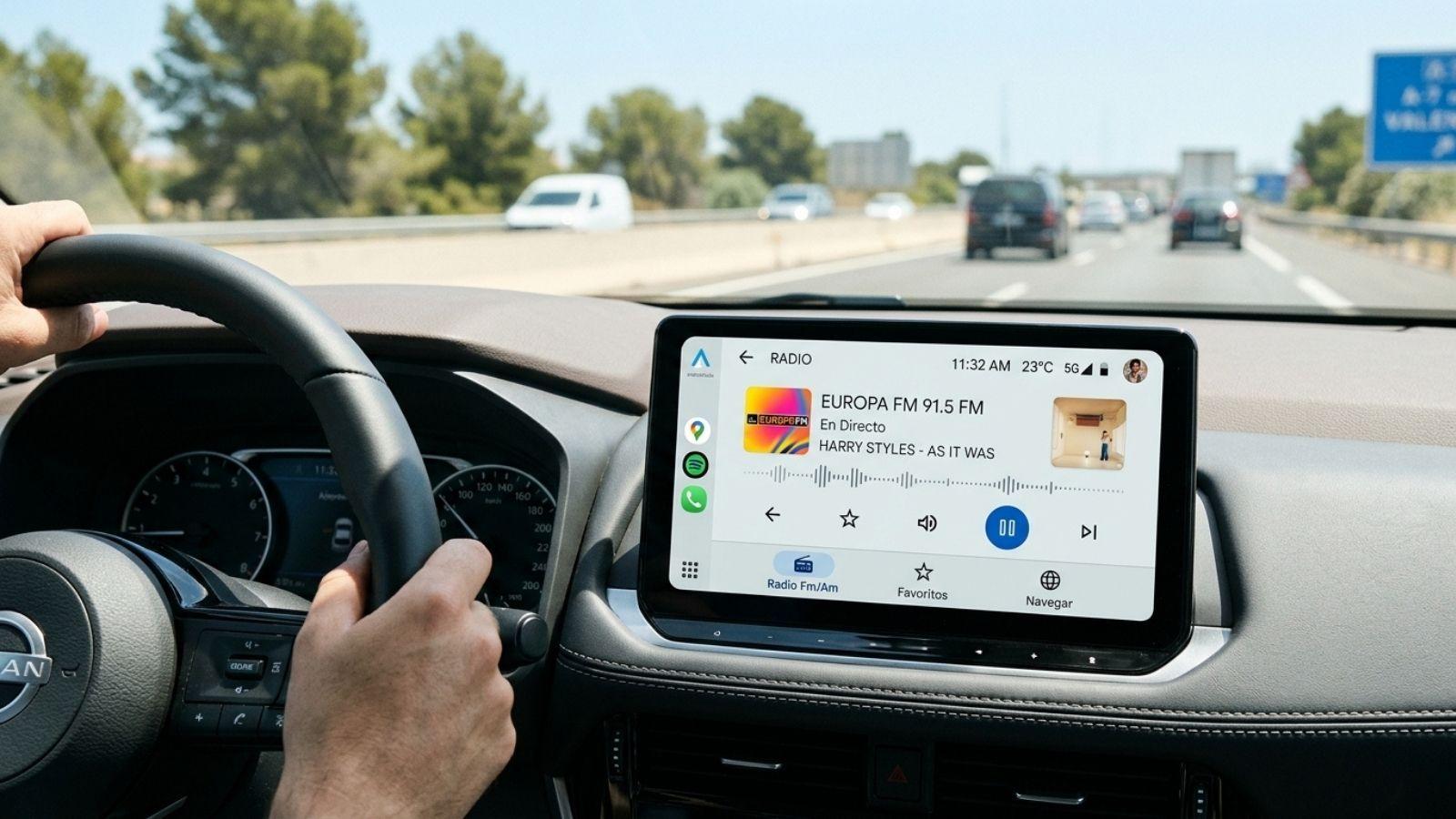 Móvil antiguo como pantalla de Android Auto