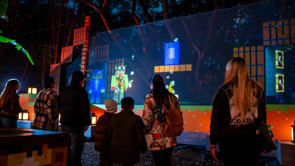 Recorrido nocturno de Minecraft Experience