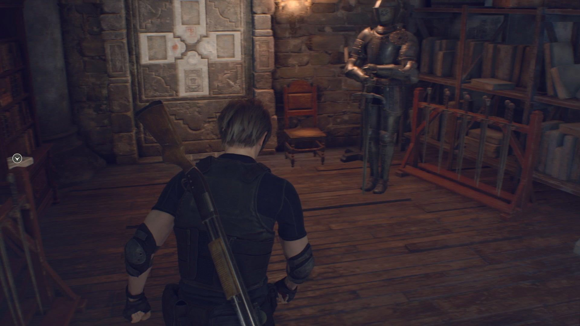 Puzzle de piedras litográficas en Resident Evil 4 Remake Puzzle de piedras litográficas en Resident Evil 4 Remake
