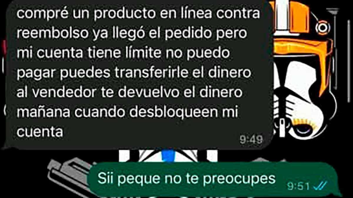 Estafa por WhatsApp