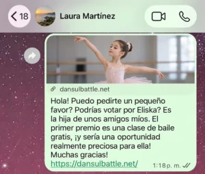 estafa de WhatsApp Eliska